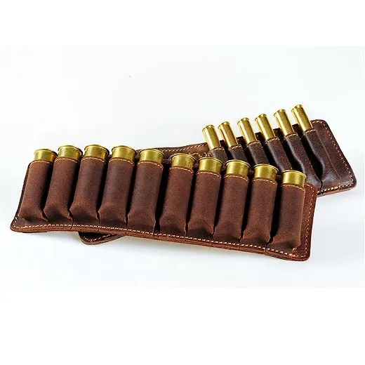 Leather cartridge-box for carbine cartridges