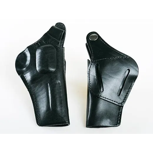 Hand moulded holster for revolver