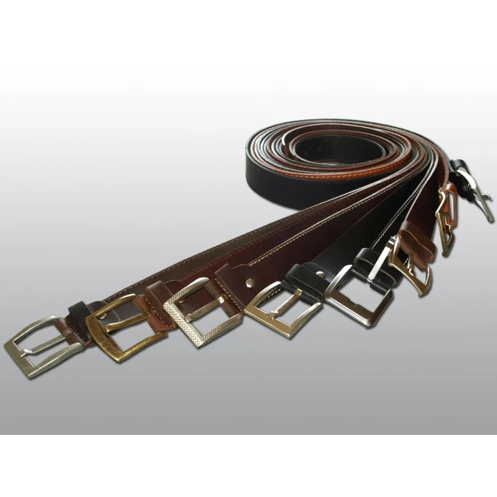 Leather belt
