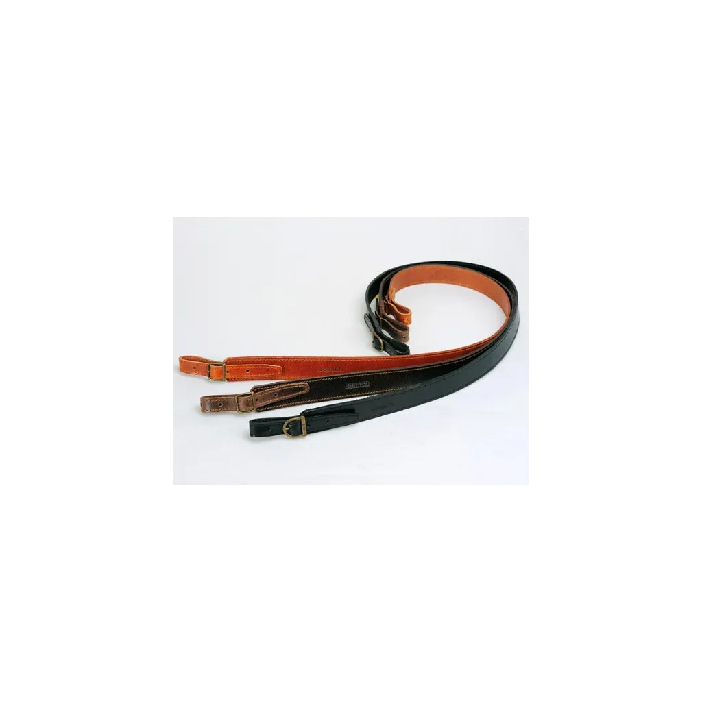 Leather strap for rifle