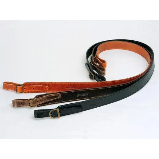 Leather strap for rifle
