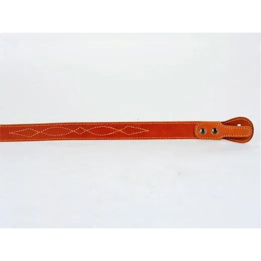 Leather strap for rifle